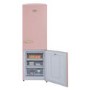 Refurbished CDA Florence Tea Rose Freestanding 330 Litre 60/40 Frost Free Retro Fridge Freezer Pink