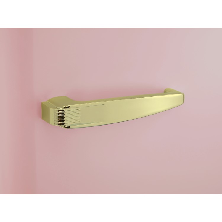 Refurbished CDA Florence Tea Rose Freestanding 330 Litre 60/40 Frost Free Retro Fridge Freezer Pink