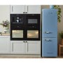 Refurbished CDA Florence Sea Holly Freestanding 330 Litre 60/40 Retro Frost Free Fridge Freezer Blue