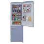 Refurbished CDA Florence Sea Holly Freestanding 330 Litre 60/40 Retro Frost Free Fridge Freezer Blue