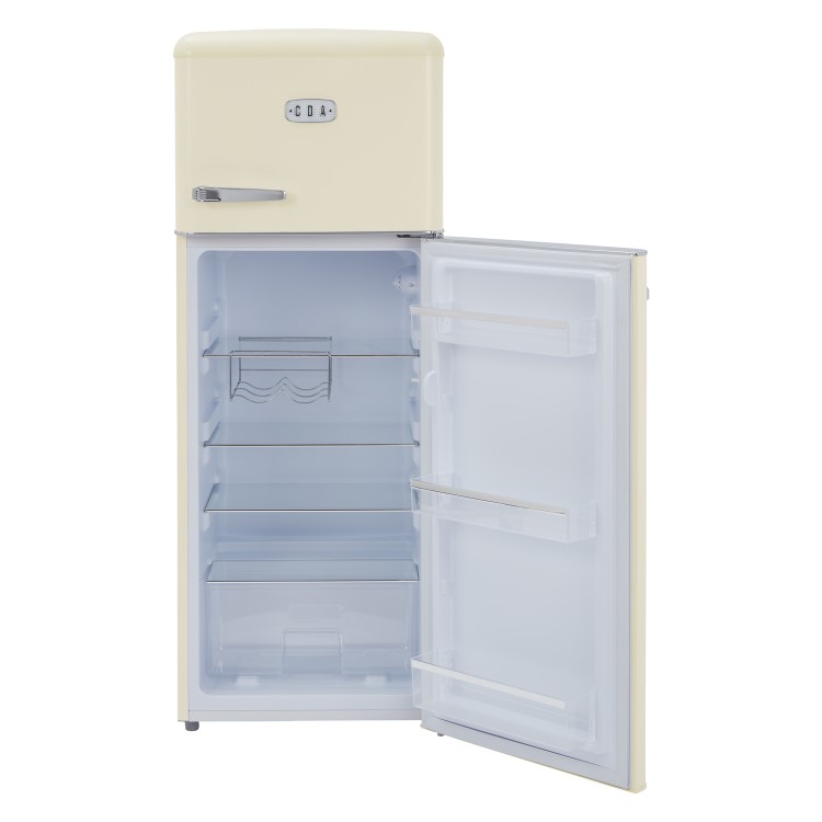 CDA 206 Litre Top Mount Retro Freestanding Fridge Freezer - Betty Barley