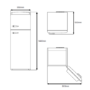 CDA 206 Litre Top Mount Retro Freestanding Fridge Freezer - Betty Meadow