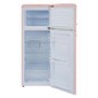 CDA 206 Litre Top Mount Retro Freestanding Fridge Freezer - Betty Tea Rose