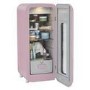 Refurbished CDA Nancy Tea Rose Freestanding 13 Bottle Single Zone Retro Wine Cooler Pink