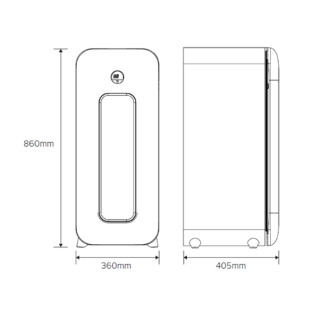 Refurbished CDA Nancy Tea Rose Freestanding 13 Bottle Single Zone Retro Wine Cooler Pink