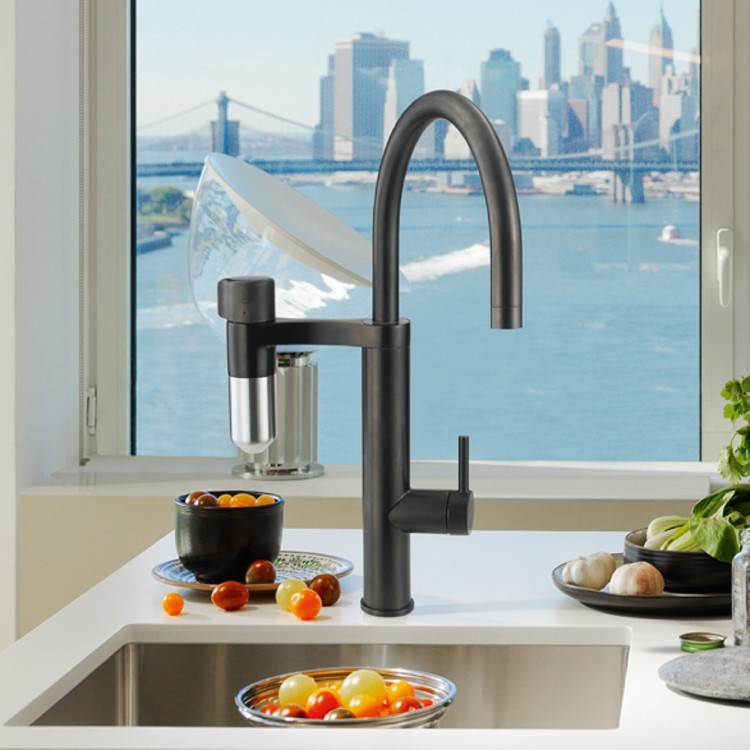 Franke Vital Capsule Round Steel Filtered Water Kitchen Tap