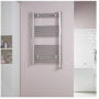 GRADE A1 - Towelrads MacCarthy Chrome Electric Towel Radiator 550 x 500mm