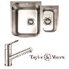 Taylor &amp; Moore Superior Undermount 1.5 Bowl Stainless Steel Sink &amp; Bowness Chrome Tap Pack