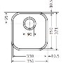 Franke ARX 110-33 Single Bowl Undermount Chrome Stainless Steel Kitchen Sink