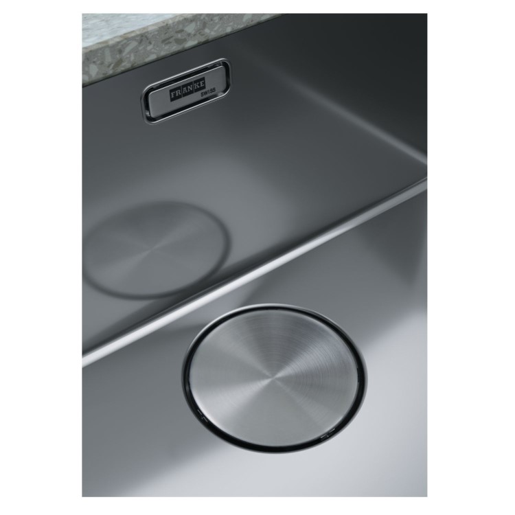 Franke Mythos Undermount Right Hand Side Bowl Kitchen Sink - Stainless Steel