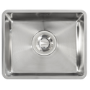 Single Bowl Silent Undermount Stainless Steel Kitchen Sink - Franke Maris Quiet 110-50