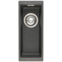 Half Bowl Undermount Black Composite Carbon Kitchen Sink - Franke Sirius