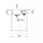 Franke Maris 1.5 Bowl Undermount Kitchen Sink  - Black
