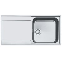 Single Bowl Inset Stainless Steel Kitchen Sink with Left Hand Drainer - Franke Maris