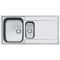 Franke Maris 1.5 Bowl Inset Chrome Stainless Steel Kitchen Sink with Right Hand Drainer 