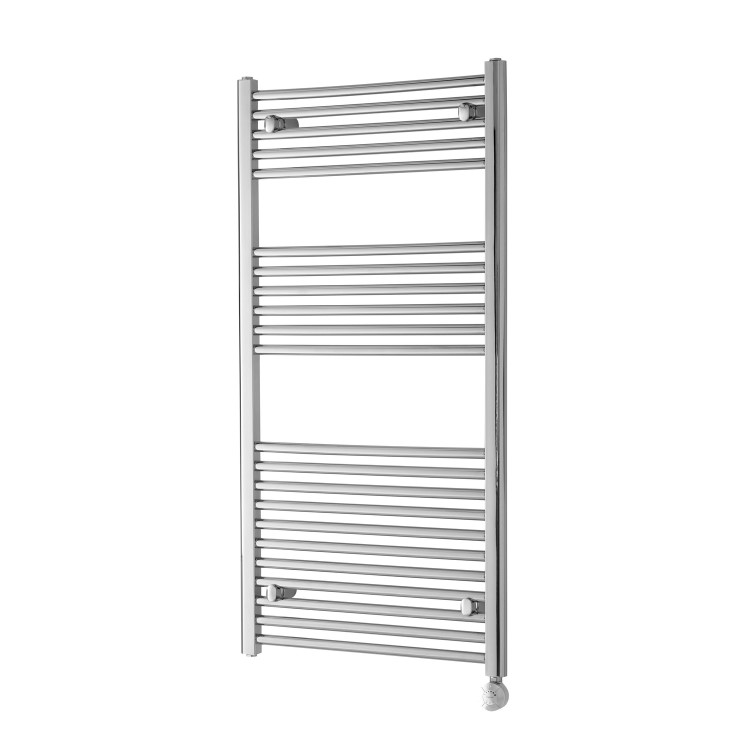 GRADE A1 - Towelrads Richmond Chrome Electric Towel Radiator 1186 x 450mm