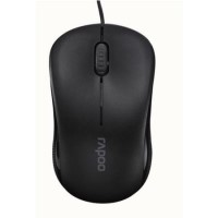 Rapoo N1130 Wired Optical Mouse Black