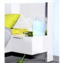 Sciae Sunrise 36 Right Bedside Table with Lighting in White High Gloss