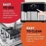 Instant Pot Dual Vortex Air Fryer PFAS Free Large 11L Twin 7L and 4L Baskets 8-in-1 Dehydrate Grill Bake Roast Reheat Non-Stick Easy Clean Dishwasher Safe Stainless Steel