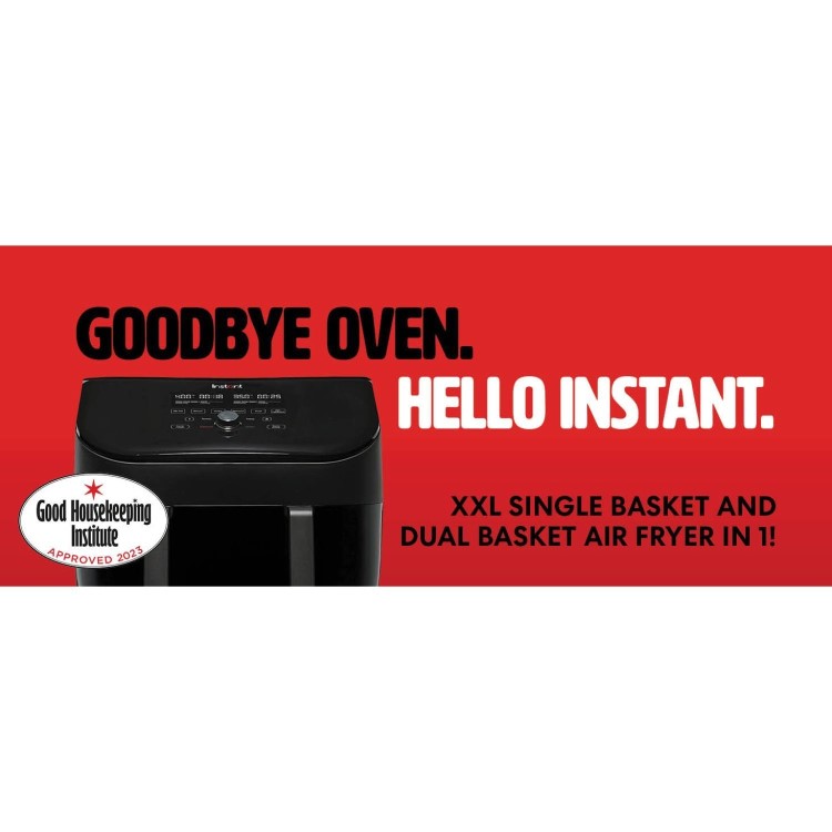 Instant Pot VersaZone 8.5L XXL Single and Double Drawer Air Fryer