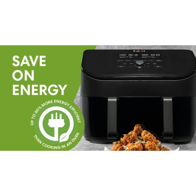 Instant Pot VersaZone 8.5L XXL Single and Double Drawer Air Fryer