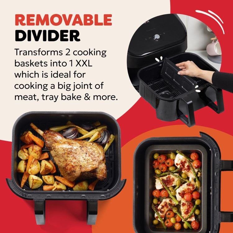 Instant Pot VersaZone 8.5L XXL Single and Double Drawer Air Fryer