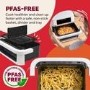 Instant Pot Vortex VersaZone 12L Air Fryer PFAS Free Large Twin 6L Baskets 8-in-1 Dehydrate Grill Bake Roast Reheat Easy Clean Dishwasher Safe White