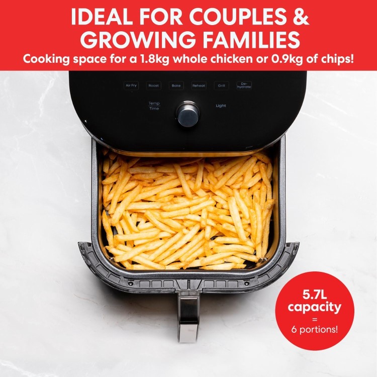 Instant Pot Vortex Plus 6-in-1 5.7L Air Fryer with ClearCook - Black