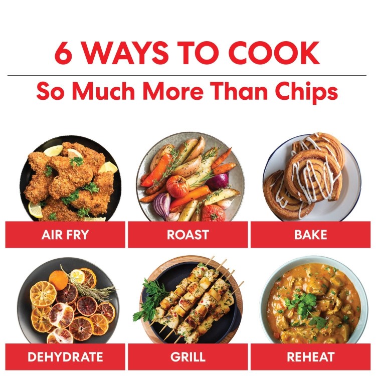 Instant Pot Vortex Plus 6-in-1 5.7L Air Fryer with ClearCook - Black