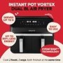 Instant Pot Vortex Dual 8-in-1 8L Air Fryer - Black