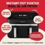 Instant Pot Vortex Dual 8-in-1 8L Air Fryer - Black
