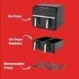 Instant Pot Vortex Dual 8-in-1 8L Air Fryer - Black