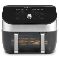 Instant Vortex Plus VersaZone 8.5L Large Air Fryer with ClearCook - Stainless Steel 