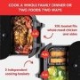 Instant Vortex Plus VersaZone 8.5L Large Air Fryer with ClearCook - Stainless Steel 