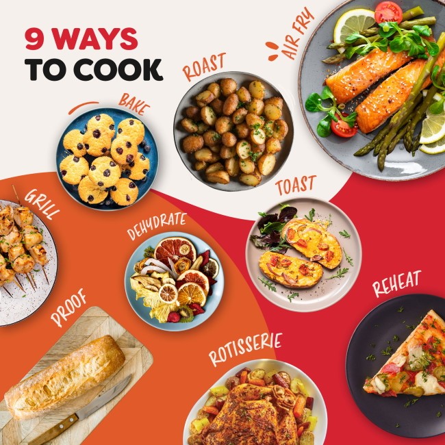 9 ways to cook.