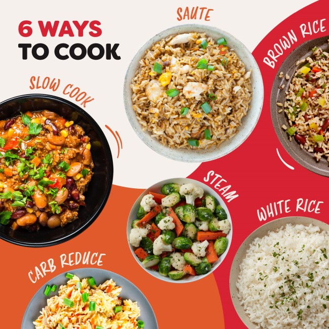 6 ways to cook.