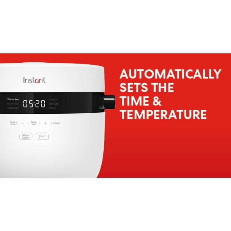 Instant Pot 12 Cup 2.8L Rice Cooker and Steamer