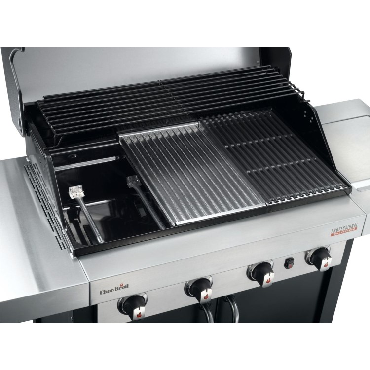Refurbished Char-Broil Professional Series 4400B - 4 Burner Gas BBQ with Side Burners