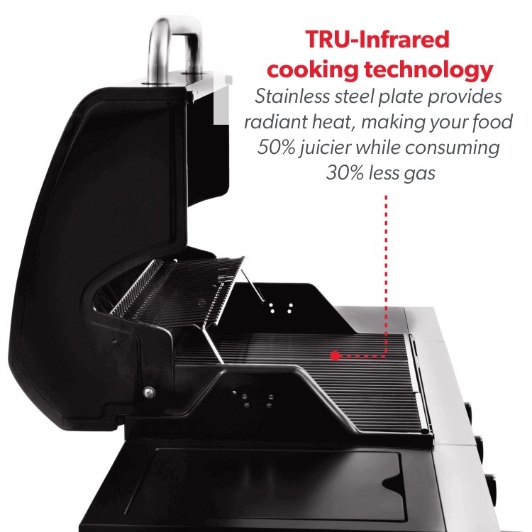 Refurbished Char-Broil Performance Series 340B 3 Burner Gas BBQ with Side Burner