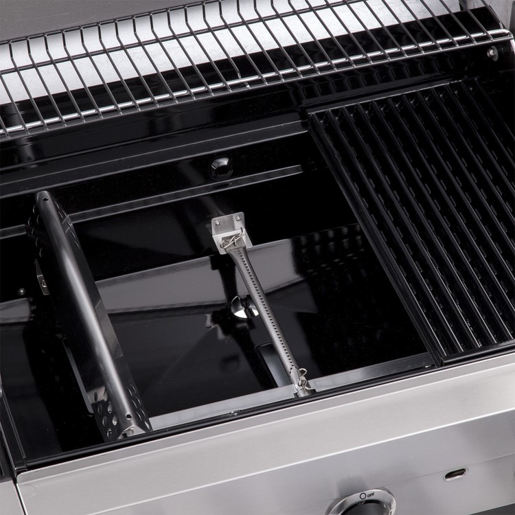 Refurbished Char-Broil Performance Series 340B - 3 Burner Gas BBQ Grill with Side Burner - Black
