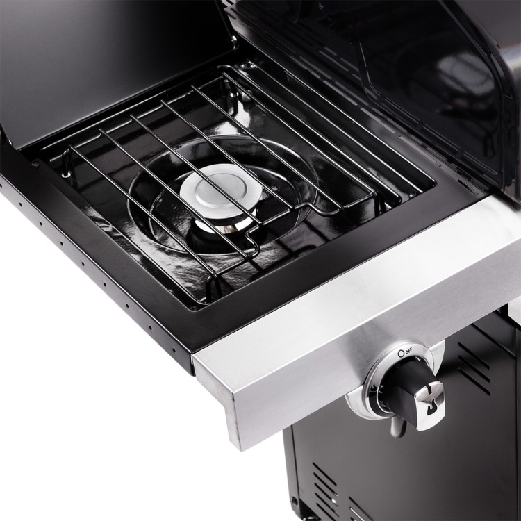 Refurbished Char-Broil Performance Series 340B - 3 Burner Gas BBQ Grill with Side Burner - Black