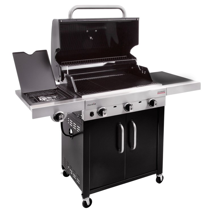 Refurbished Char-Broil Performance Series 340B 3 Burner Gas BBQ with Side Burner