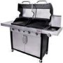 Refurbished Char-Broil Professional 4600 Double Header - 4 Burner BBQ Grill with Side Burner - Stainless Steel