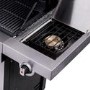 Refurbished Char-Broil Professional 4600 Double Header - 4 Burner BBQ Grill with Side Burner - Stainless Steel