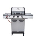 140976 Char-Broil Advantage PRO S 3 - 3 Burner Gas BBQ Grill with Side Burner - Silver