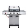 Refurbished Char-Broil Advantage PRO S 3 - 3 Burner Gas BBQ Grill with Side Burner - Silver
