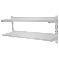 Hamoki STSW-153D 1500mm Wide Stainless Steel Double Wall Shelf 300mm Deep