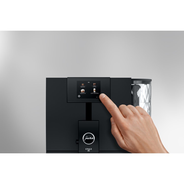 Jura 15510 ENA 8 Fully Automatic Bean to Cup Coffee Machine - Black