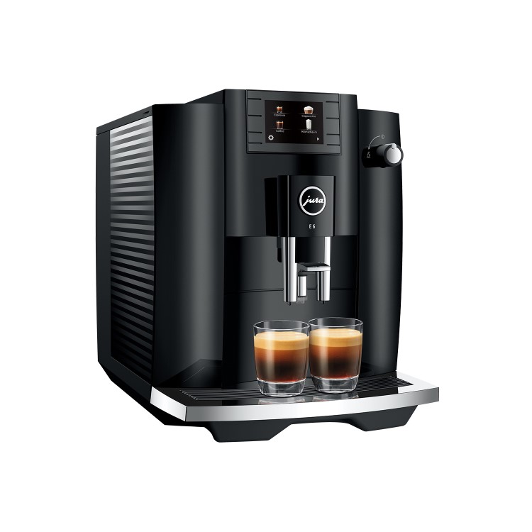 Jura 15511 E6 Fully Automatic Bean to Cup Coffee Machine - Black