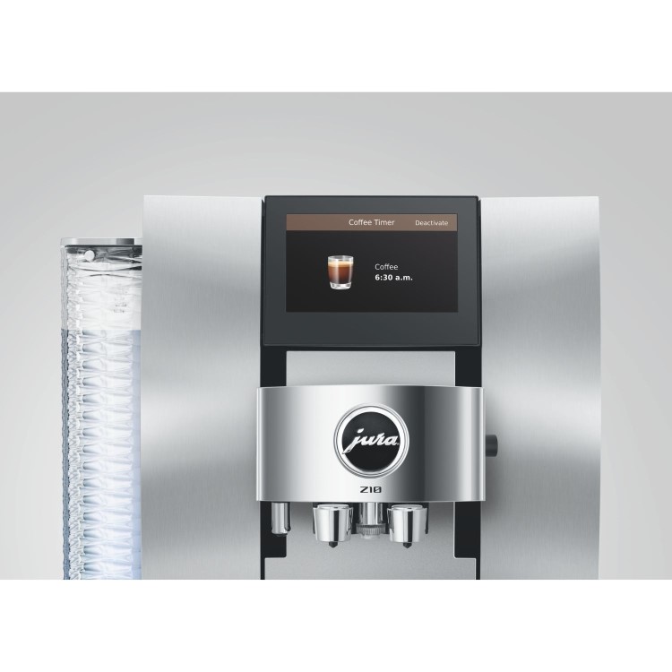 Jura Z10 Bean-to-Cup Coffee Machine 15613 Aluminium White - 51 Hot Cold & Sweet Coffee Specialities
